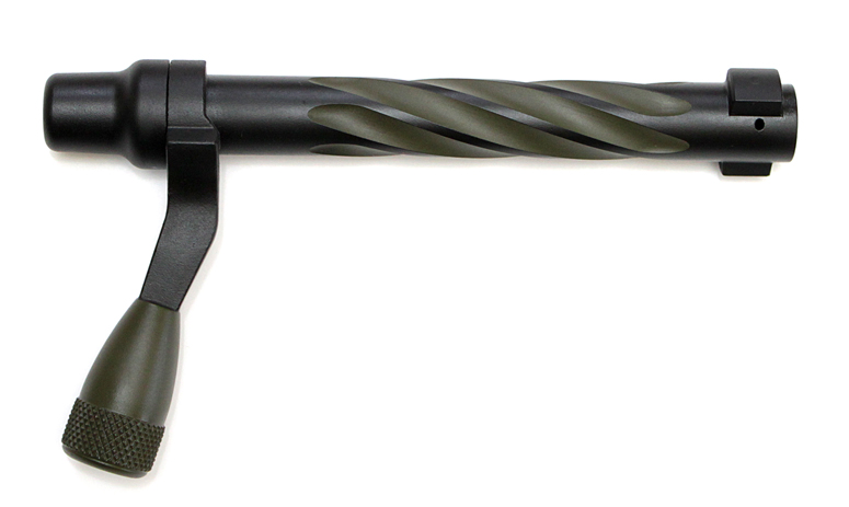 Green Black Fluted Bolt